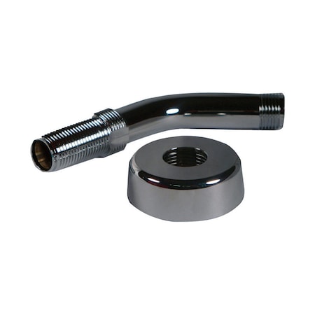 Us Hardware US Hardware Shower Arm and Flange 1 pk P-040C